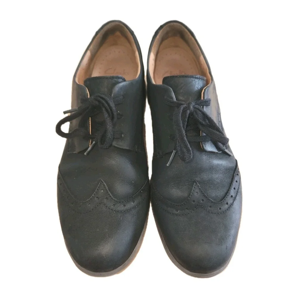 Women CLARKS Unstructured Un Hinton Nubuck Velvety Soft Walking Eurolook  8.5 M‎